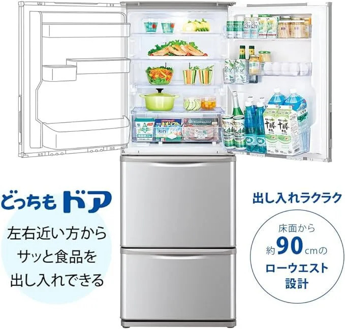 424B SHARP 冷蔵庫200L以下洗濯機小型一人暮らし大人気セット